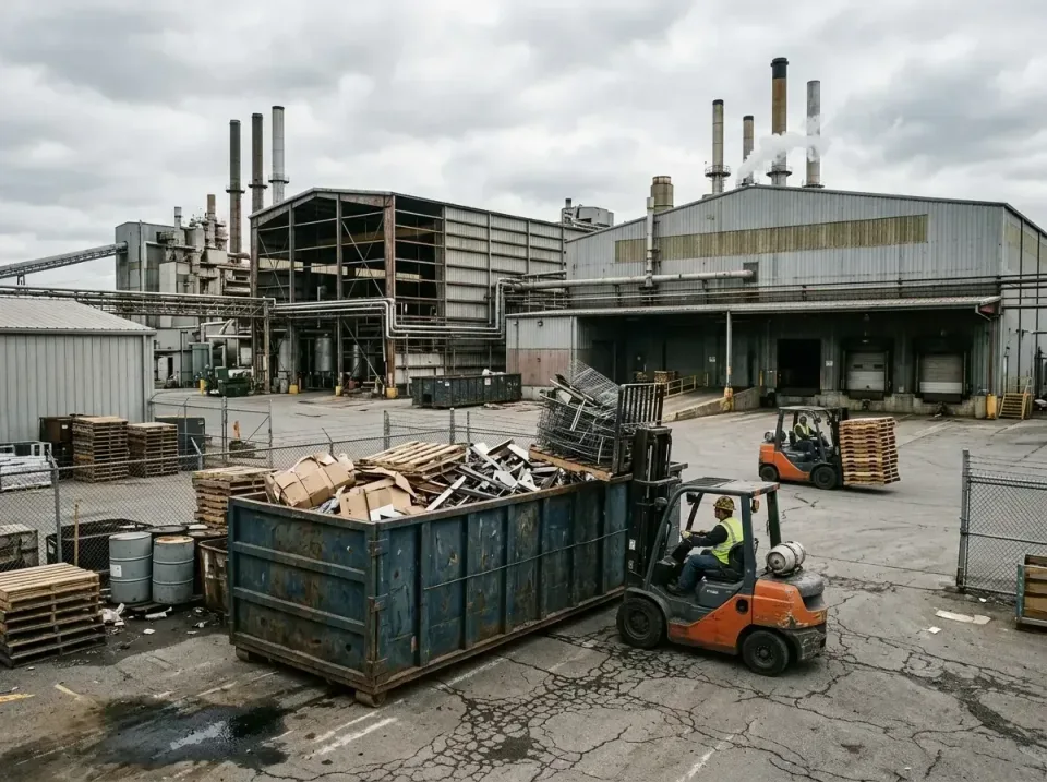 industrial-factory-scrap-conta-003 — frequently asked questions, Cheap Roll-off Dumpster Rentals in White Hall, AR